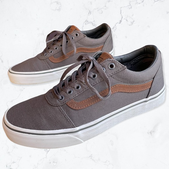 Vans Other - Vans Lindero Grey Canvas / Brown Leather M 8.5